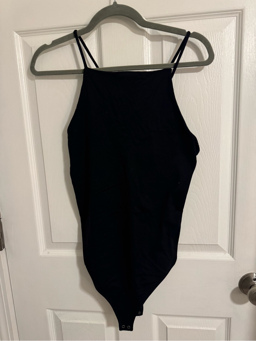 Abercrombie Black Women's High Neck Bodysuit